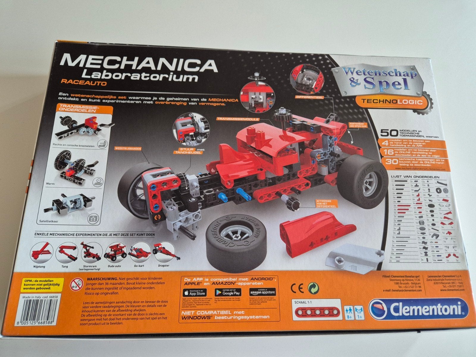 mechanica laboratorium raceauto NIEUW!, Ophalen