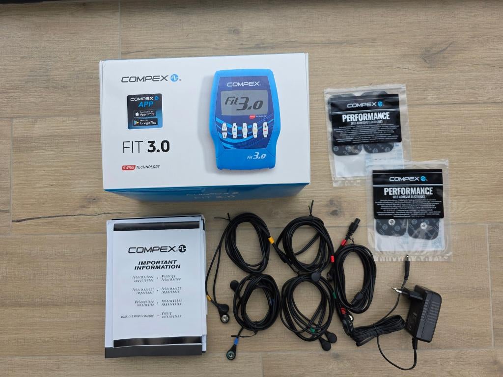 Compex FIT 3.0 – Électrostimulateur professionnel, Sports & Fitness, Équipement de fitness, Neuf, Autres types, Bras, Jambes, Pectoraux