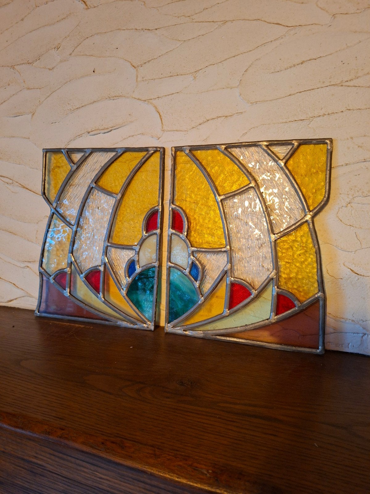 set glasramen in lood, Ophalen