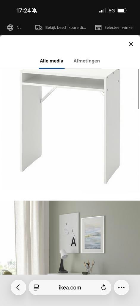 Bureau, Ophalen, Nieuw