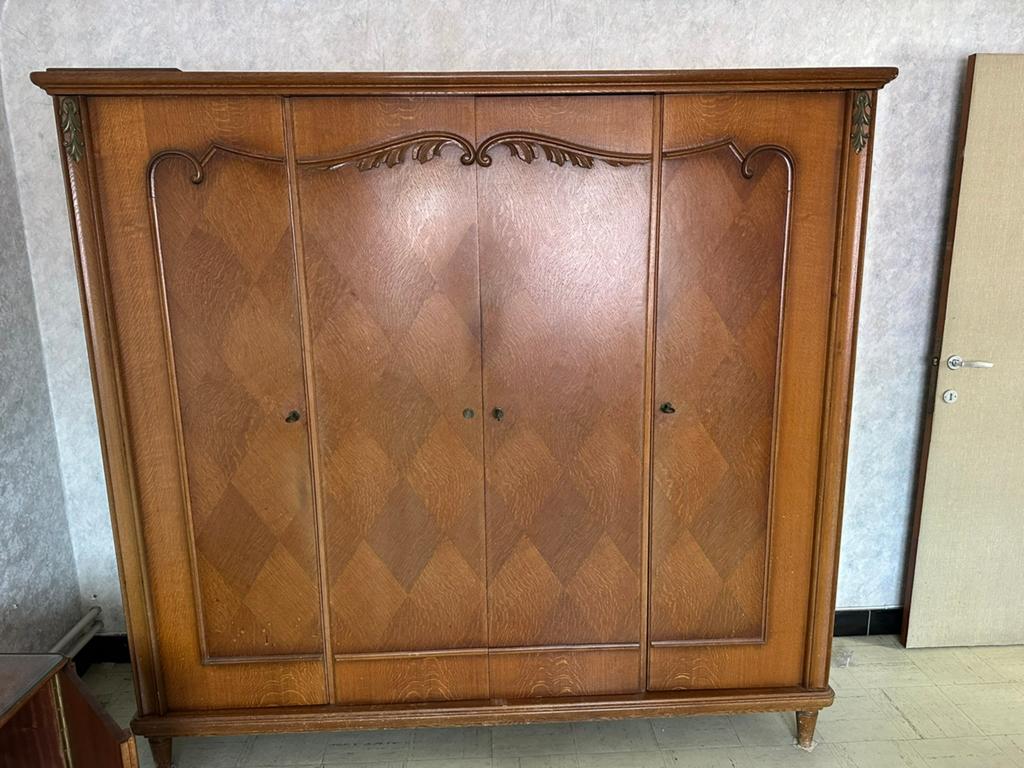 Houten kleerkasr, Antiek en Kunst, Antiek | Meubels | Kasten, Ophalen
