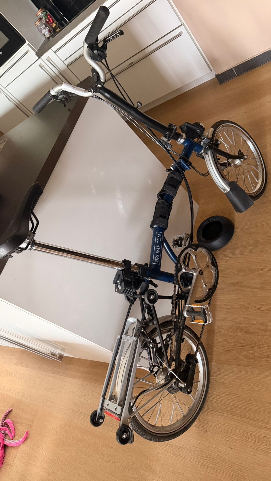 Brompton plooifiets – 3 versnellingen – zeer goede staat, Fietsen en Brommers, Fietsen | Vouwfietsen, Zo goed als nieuw, Brompton