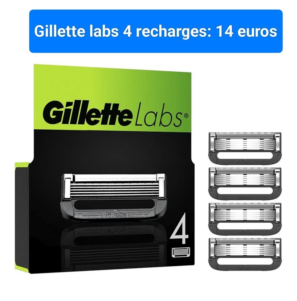 Gillette labs rasoir 4 recharges, Enlèvement