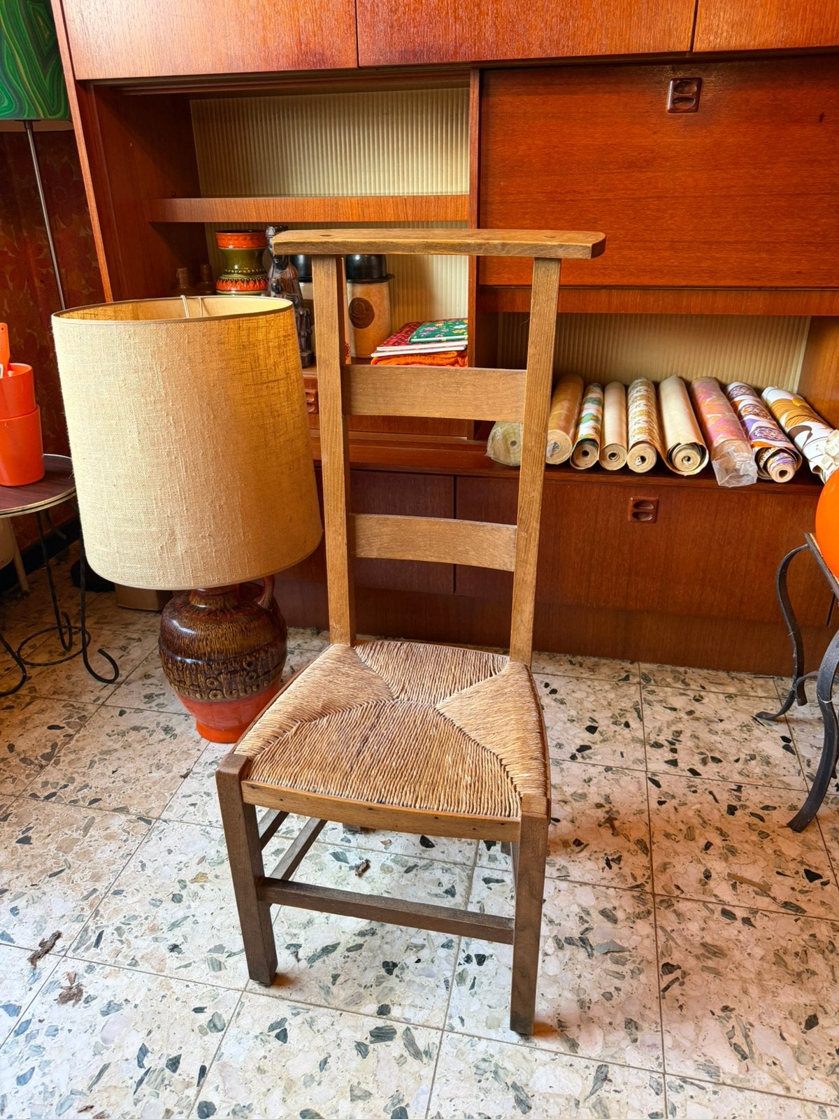 Chaise prie Dieu vintage, Enlèvement