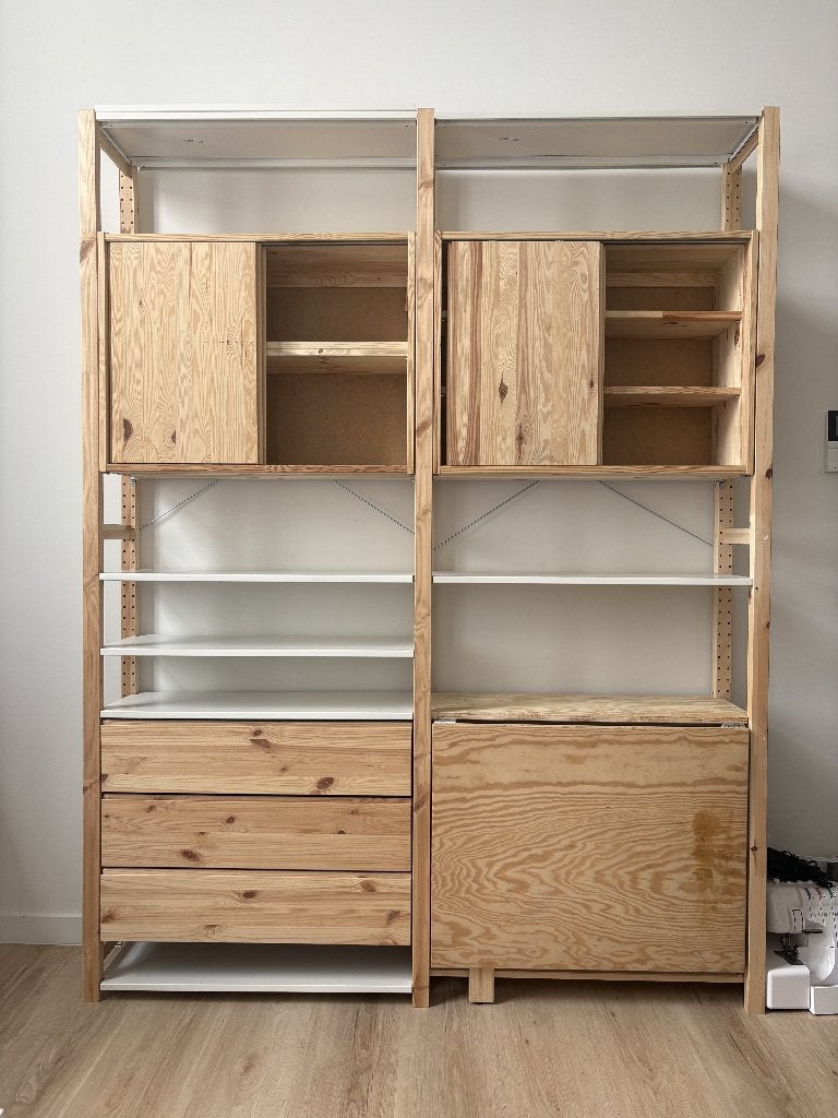 IKEA IVAR kast – 30cm diep - grote opbergkast – houten rek, Huis en Inrichting, Ophalen, Gebruikt