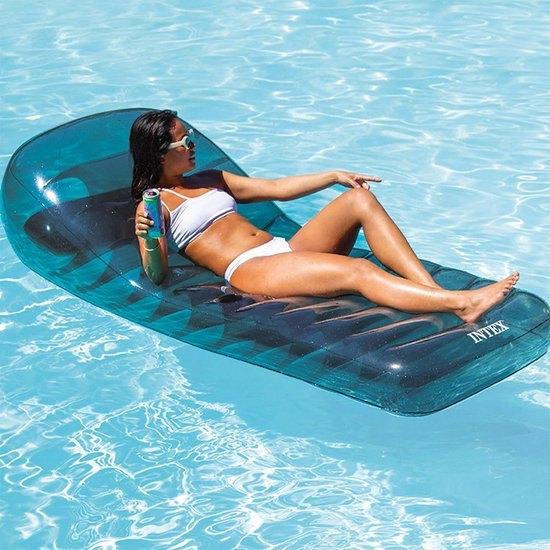 Intex Cool Grey Lounge / Luchtmatras / NIEUW in de doos, Caravans en Kamperen, Luchtbedden, Ophalen of Verzenden, Nieuw, 1-persoons