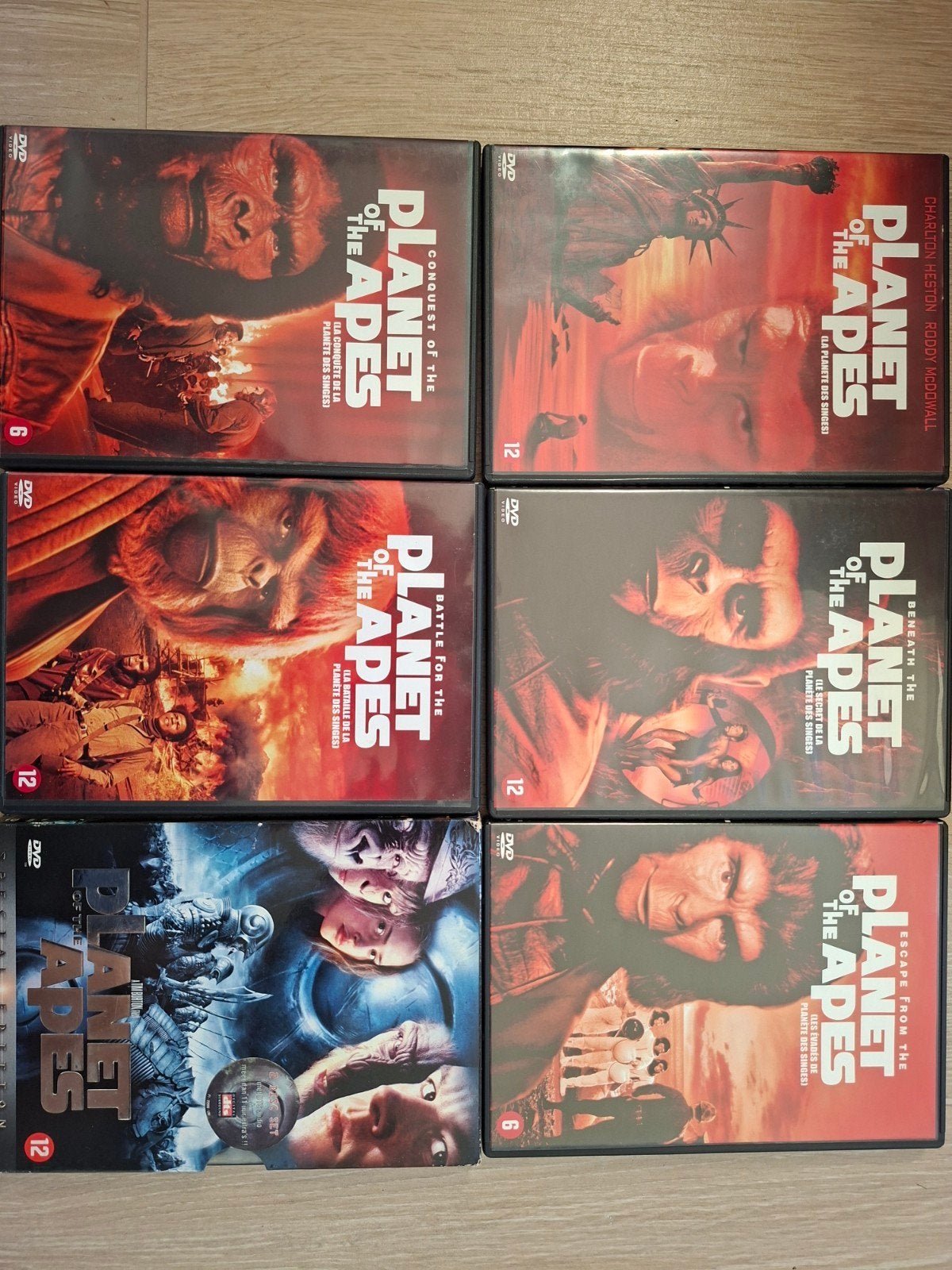 Planet of the Apes DVD Collectie - Complete Klassieke 5-Disc, Ophalen, Engels, Nederlands, Zo goed als nieuw