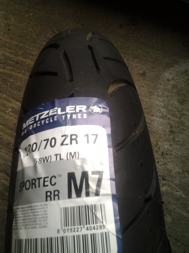 120/70/17 m7rr, Motos, Envoi, Neuf