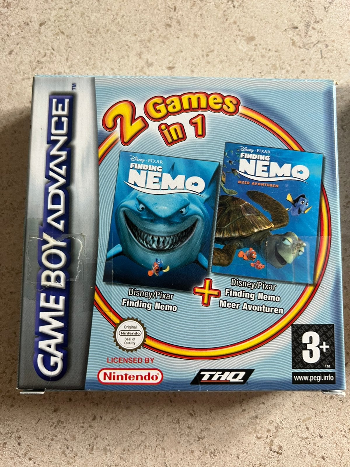 Finding Nemo 2 games in 1 voor gameboy advance, Ophalen, Zo goed als nieuw