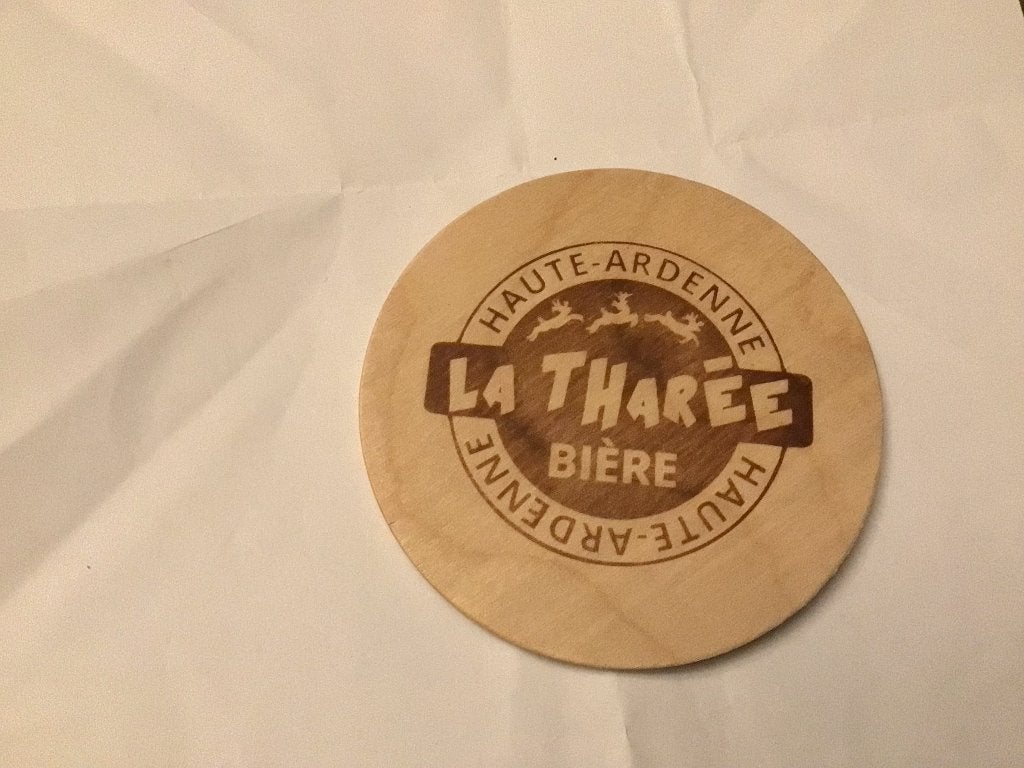 Disque en bois La Tharée bière Haute Ardenne, Enlèvement ou Envoi, Comme neuf