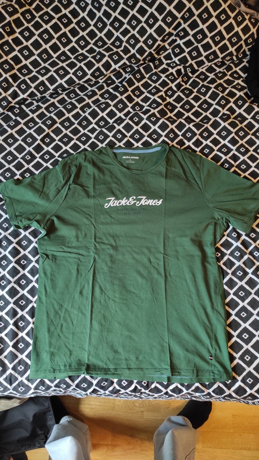 Groene t-shirt Jack and Jones, Taille 56/58 (XL), Porté, Jack and Jones, Vert