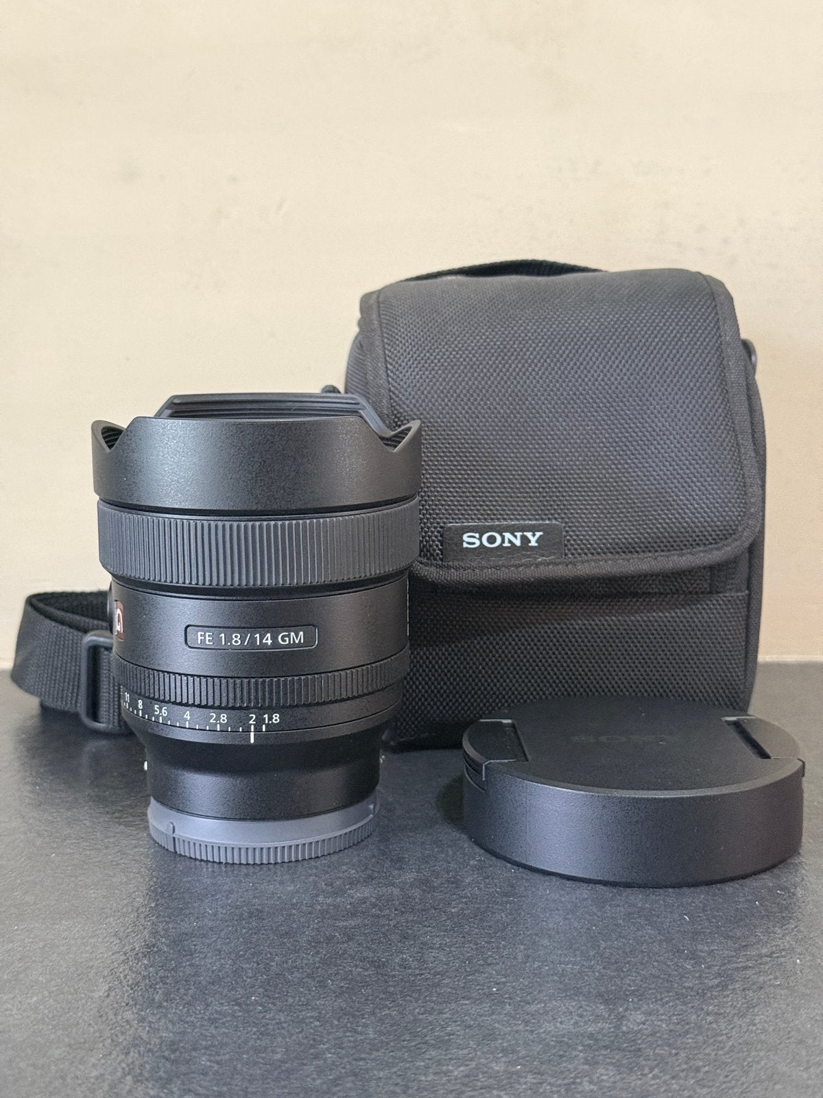 Sony FE 14mm F1.8 GM | Nieuwstaat | Sel14f18GM | G Master, Sony E-mount, Beschermhoes/tas, Sony, 14 mm
