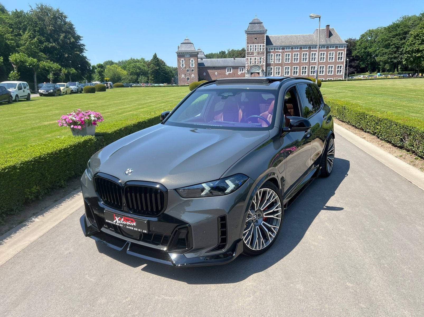 Bmw x5 50e *FULL OPTIONS*SIEGES M*JA22*ECHAP SPORT*TVA*, Autos, Cuir, Argent ou Gris, Achat, Entreprise