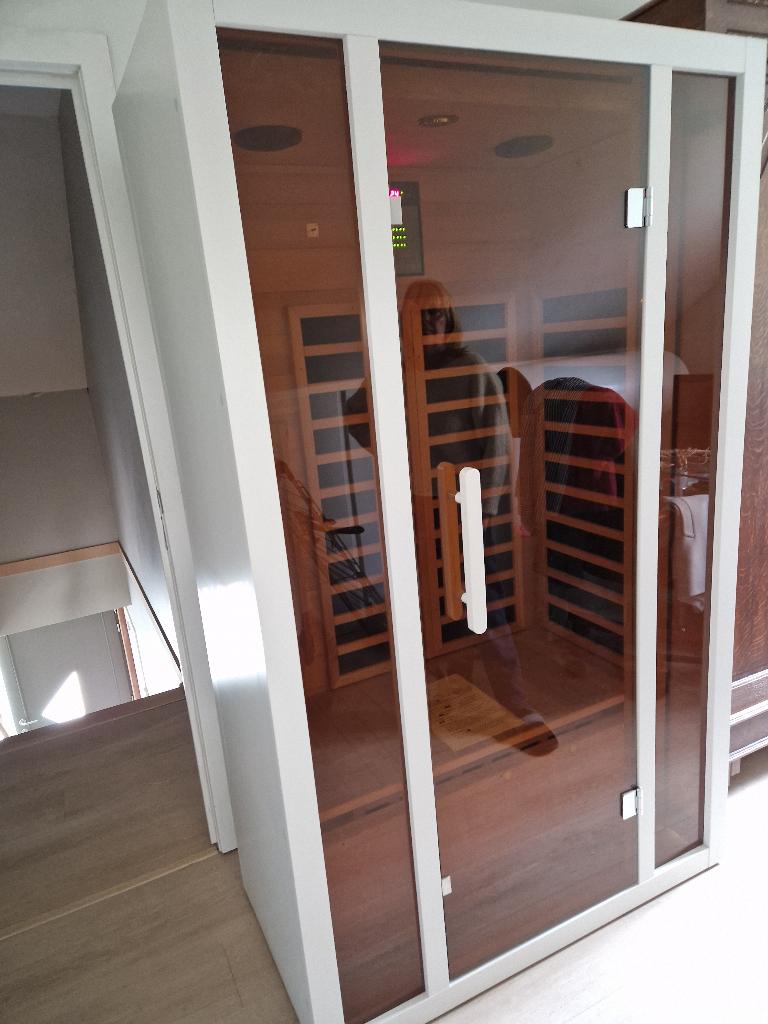 INFRAROODSAUNA, Sport en Fitness, Sauna, Ophalen, Zo goed als nieuw, Infrarood, Complete sauna