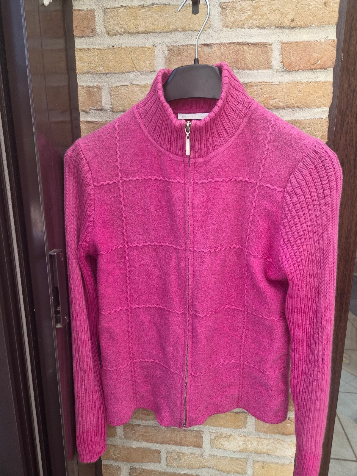 Roze trui met rits merk un jour ailleur, Ophalen of Verzenden, Roze
