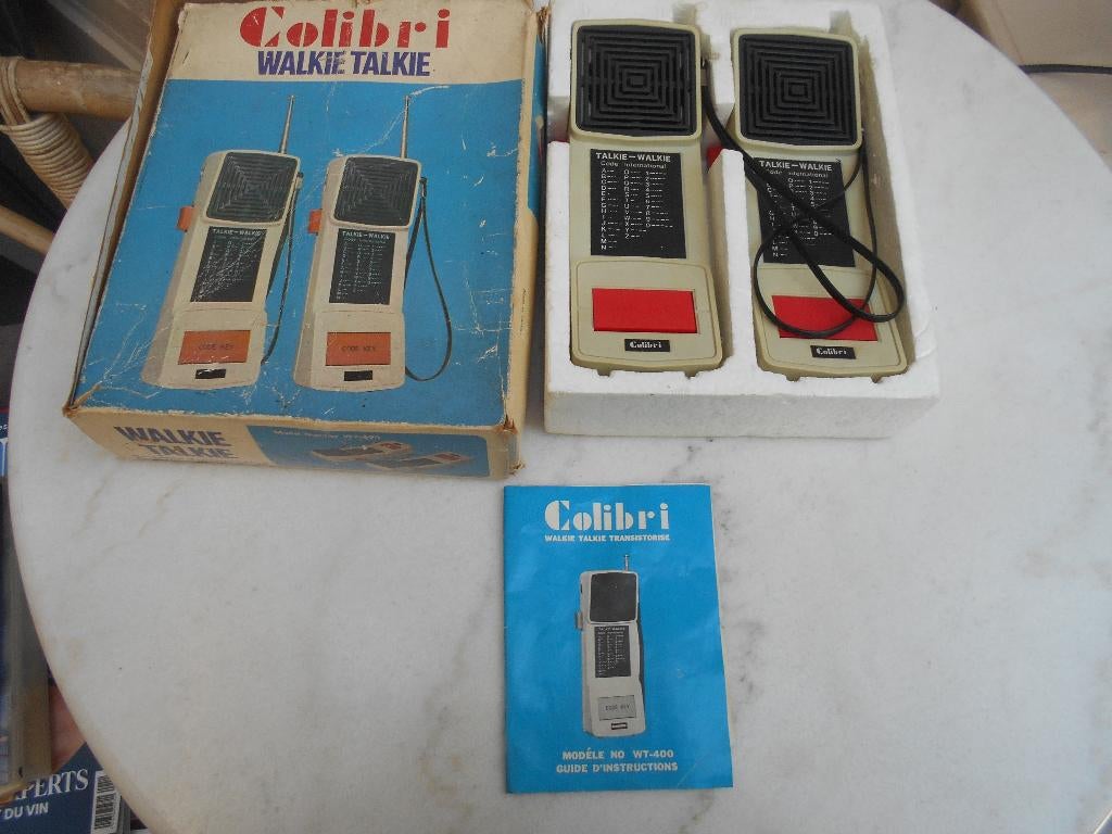 ancien walkie talkie Colibri, Télécoms, Enlèvement ou Envoi, Utilisé, Talkie-walkie ou Walkie-talkie