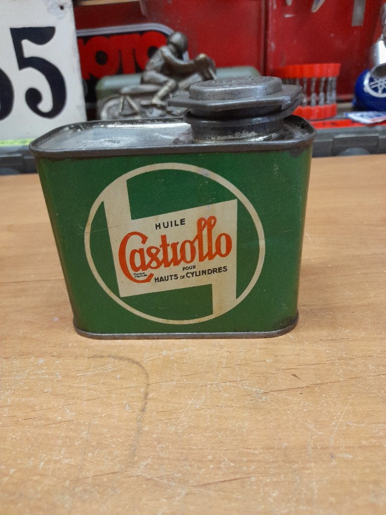 ancien bidon huile vide castrol castrollo, Envoi, Utilisé, Autres types