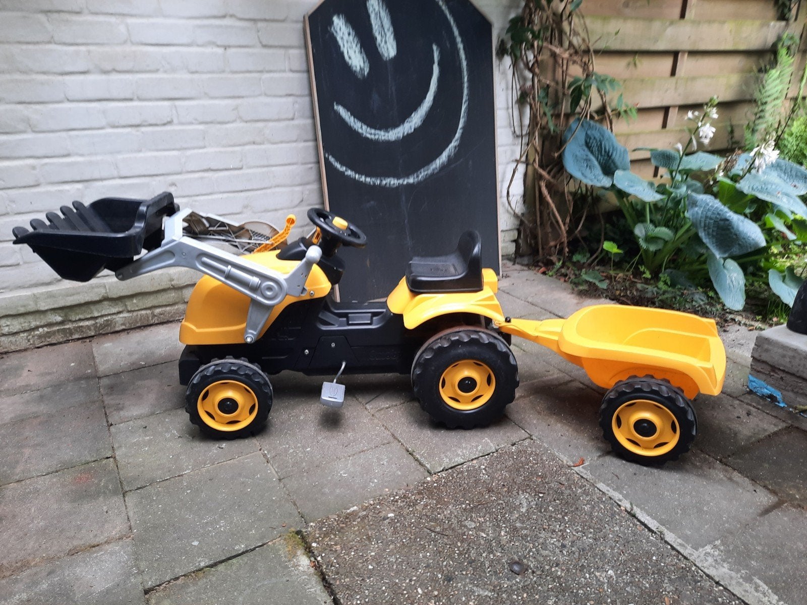 Tractor smoby, Ophalen
