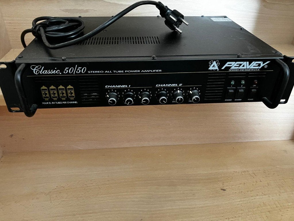 Peavey Rack Poweramp Classic 50/50, Muziek en Instrumenten, Ophalen, Gebruikt, Gitaar, 50 tot 100 watt