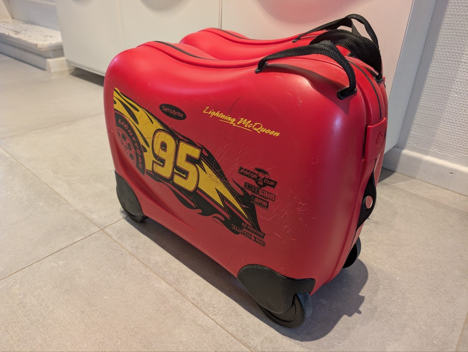 Samsonite flash mc queen kinderkoffer, Ophalen