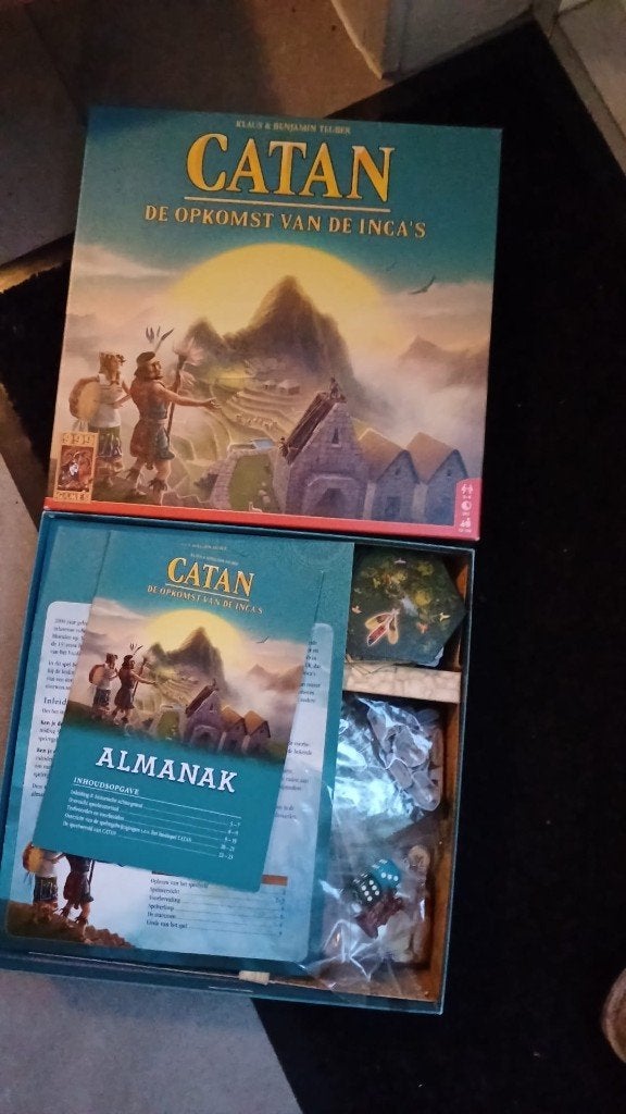 bordspel Catan Opkomst van de Incas van 999 games, Een of twee spelers, Ophalen of Verzenden, Nieuw, 999 Games