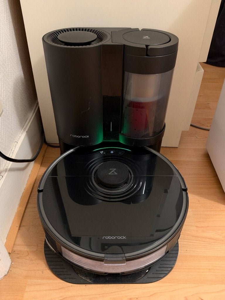 Roborock S7 robot vacuum + mop with Auto-Empty Dock, Overige merken, Gebruikt, Robotstofzuiger, Geschikt voor tapijt