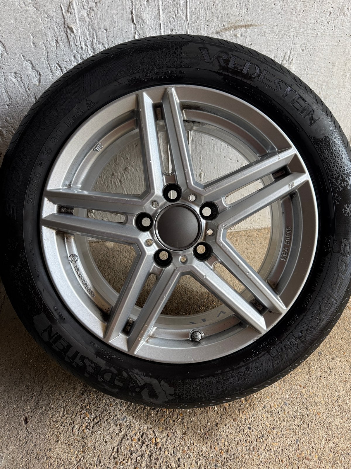 Velgen voor Mercedes, Autos : Pièces & Accessoires, Pneus & Jantes, Pneus hiver, 16 pouces, Véhicule de tourisme, 205 mm