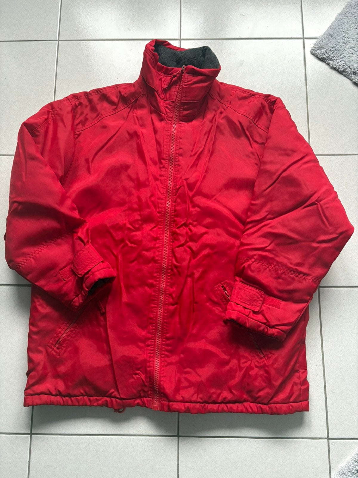 Rode winterjas met fleece voering maat XXL, Ophalen of Verzenden, Zo goed als nieuw