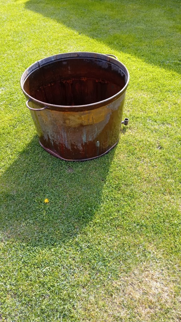 koperen ketel, Ophalen