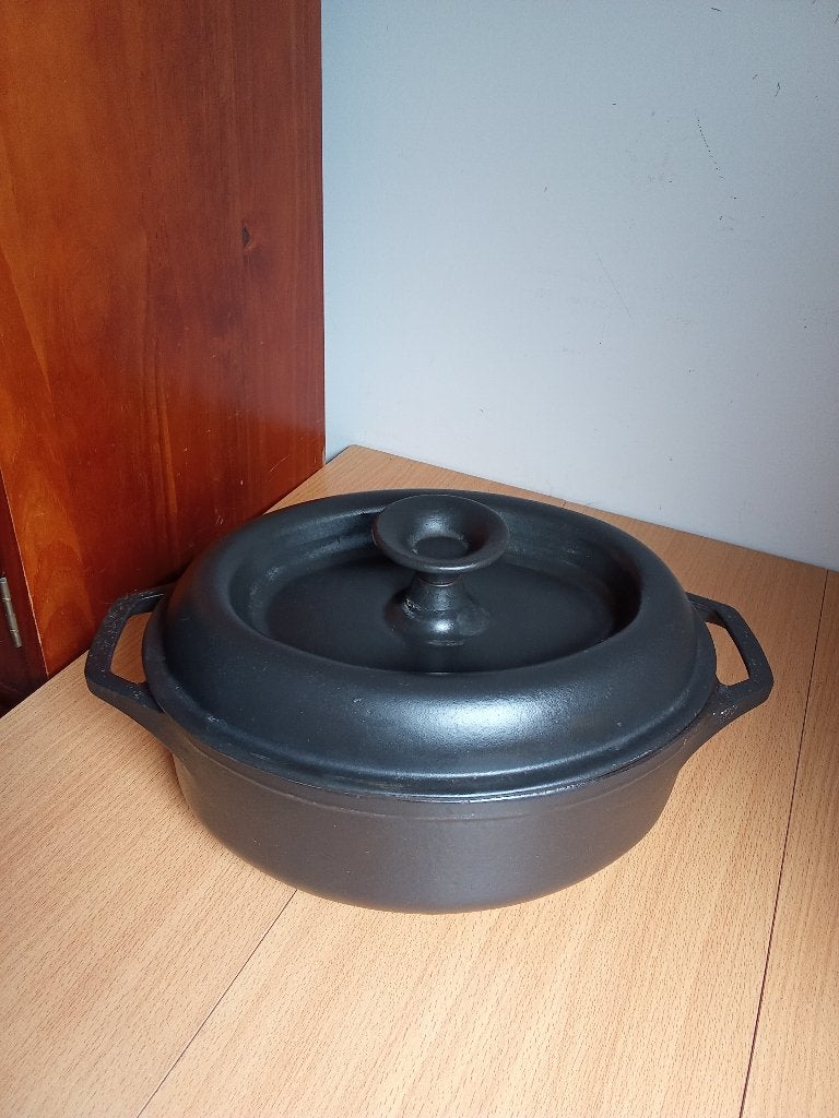 cocotte fonte, Avec couvercle, Le Creuset, Enlèvement, Utilisé