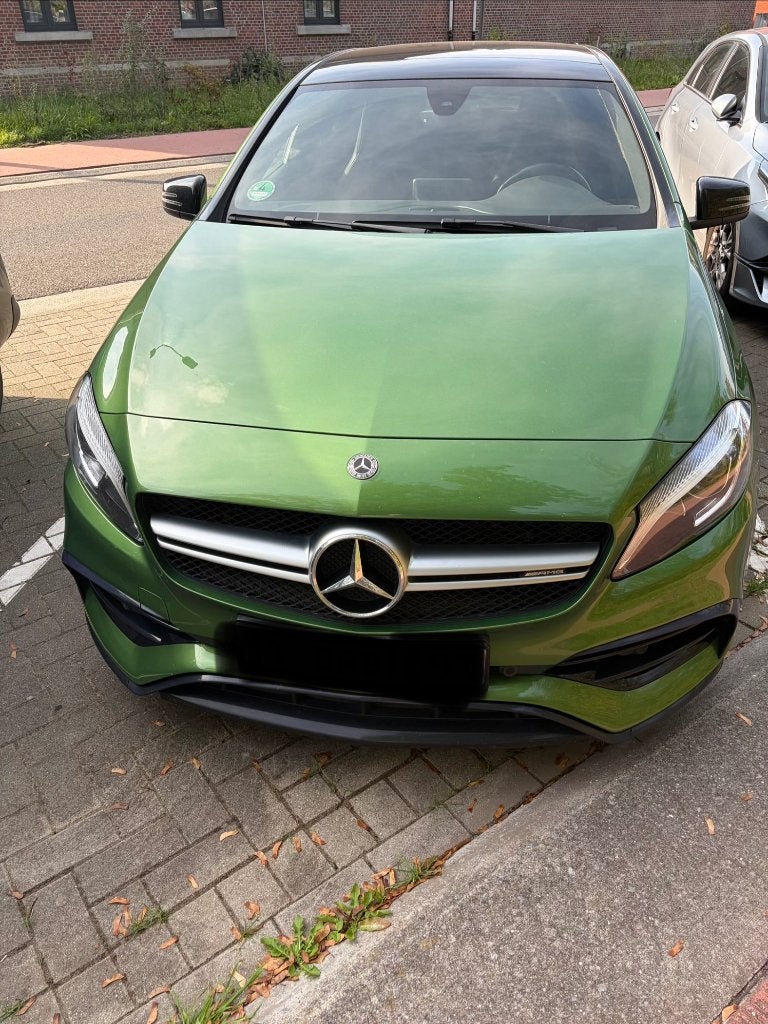 Mercedes a45 amg, Auto's, Automaat, Dealer onderhouden, 4 cilinders, Leder en Stof