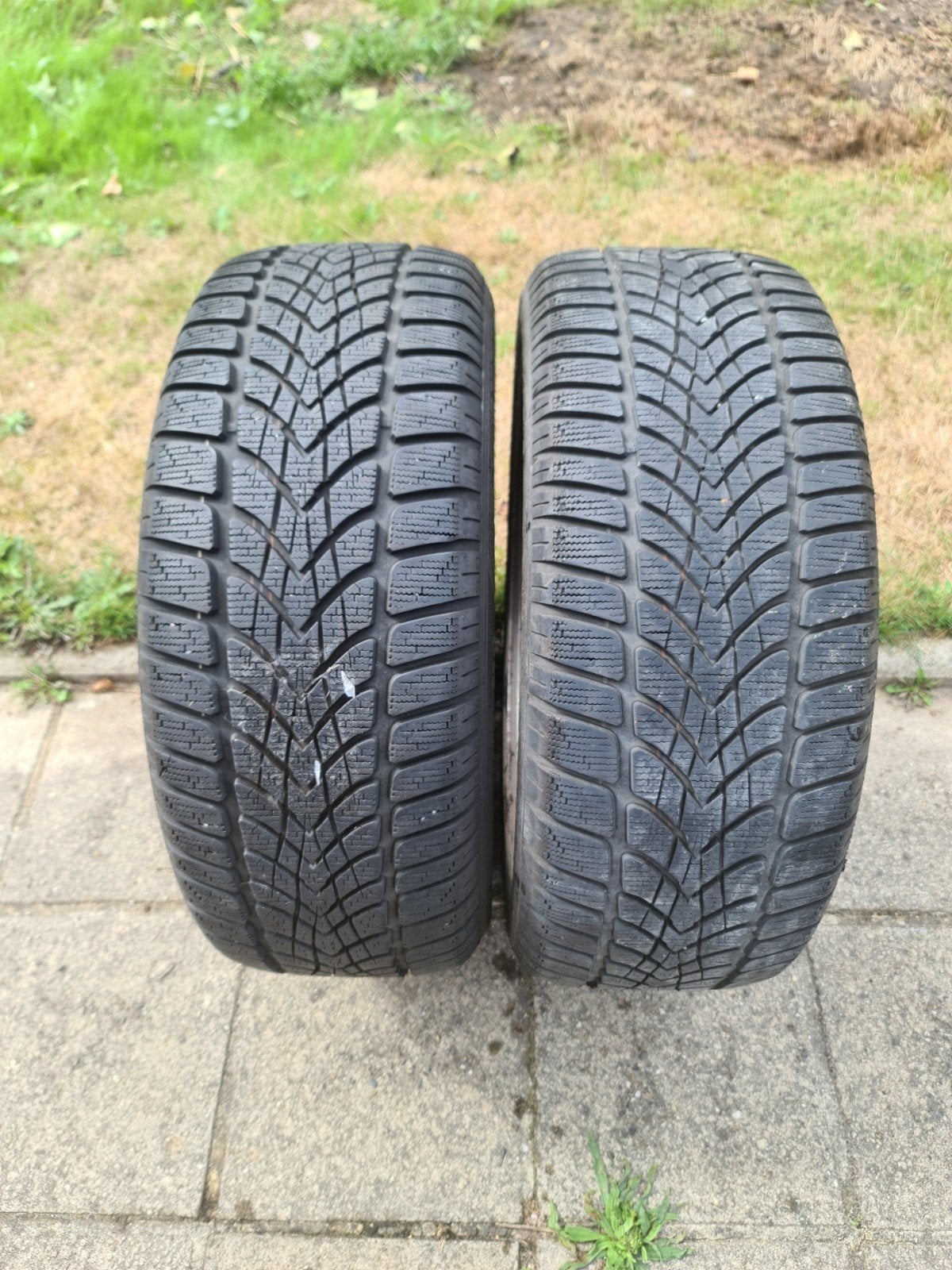 2x DUNLOP  235.50.18, Ophalen, 18 inch, Gebruikt, Winterbanden
