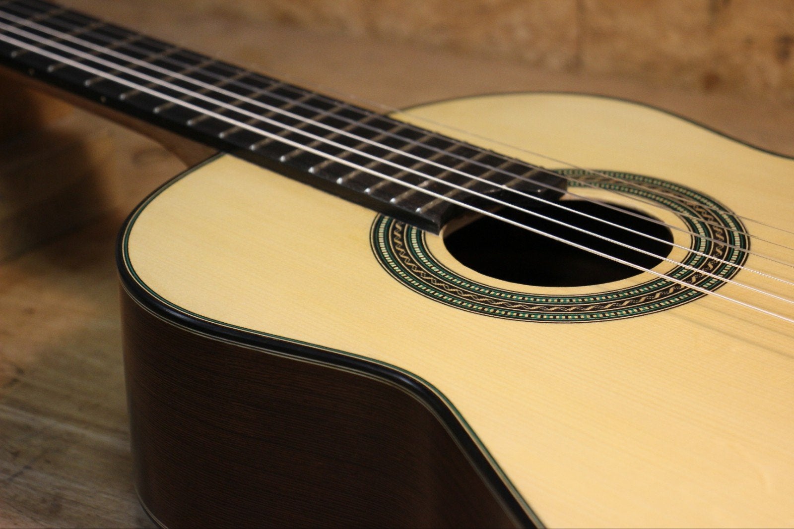 Guitare classique de luthier en wengé, Musique & Instruments, Enlèvement, Comme neuf, Guitare classique ou espagnole