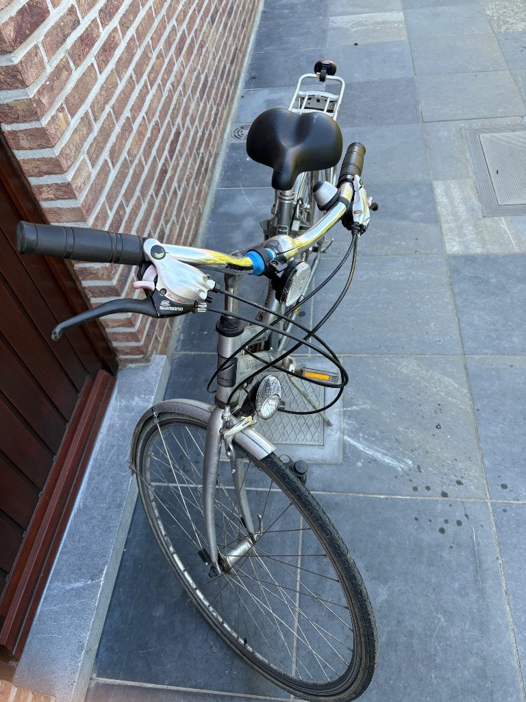 Damesfiets, Ophalen
