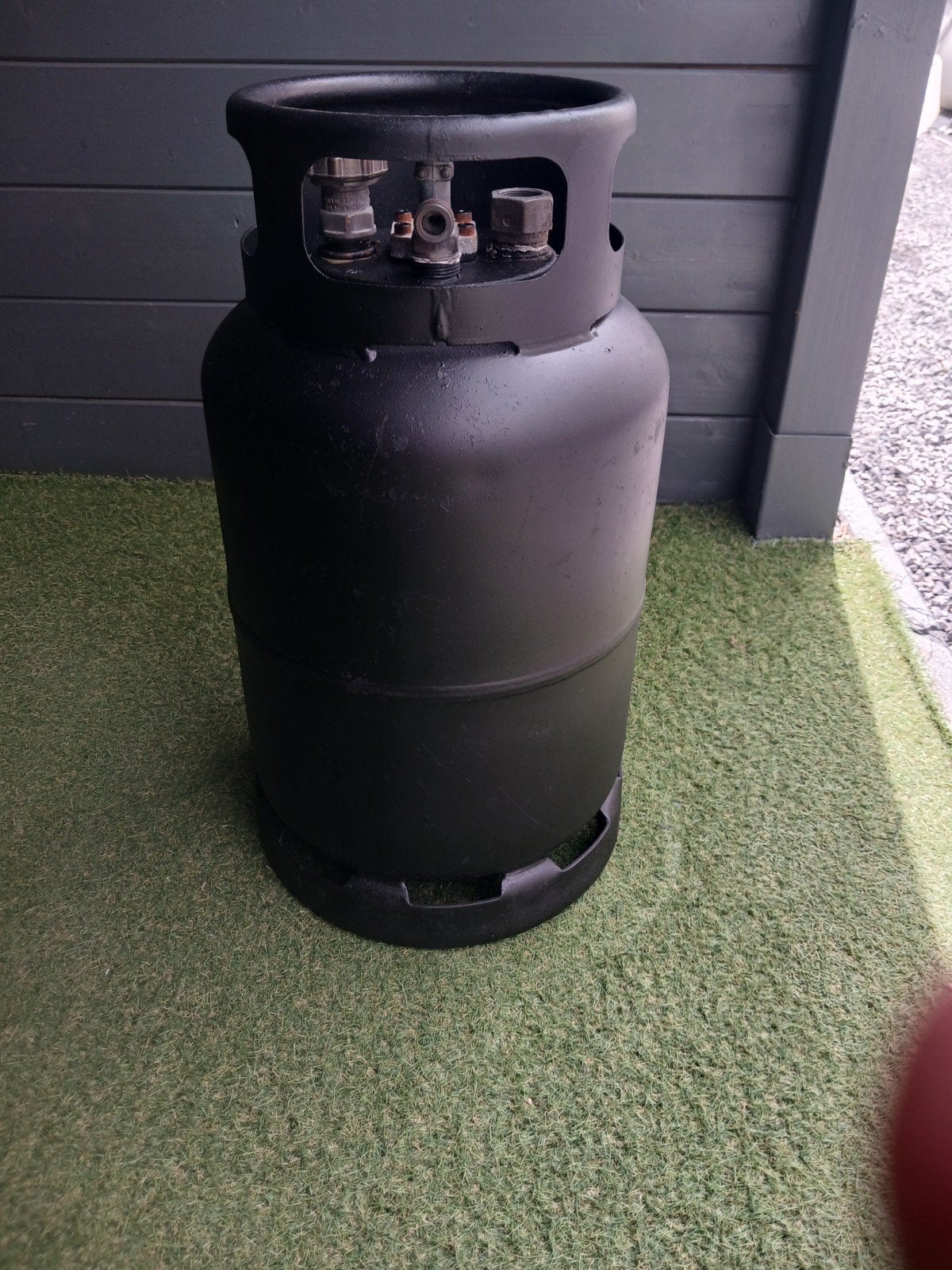 lpg gasfles voor carevan, Ophalen