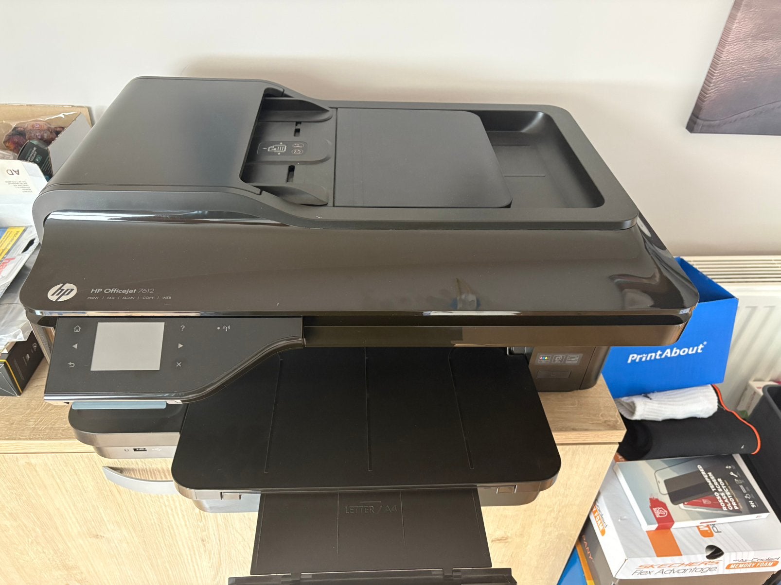 HP Printer office jet 7612, Ophalen, Niet werkend, Inkjetprinter, Printer