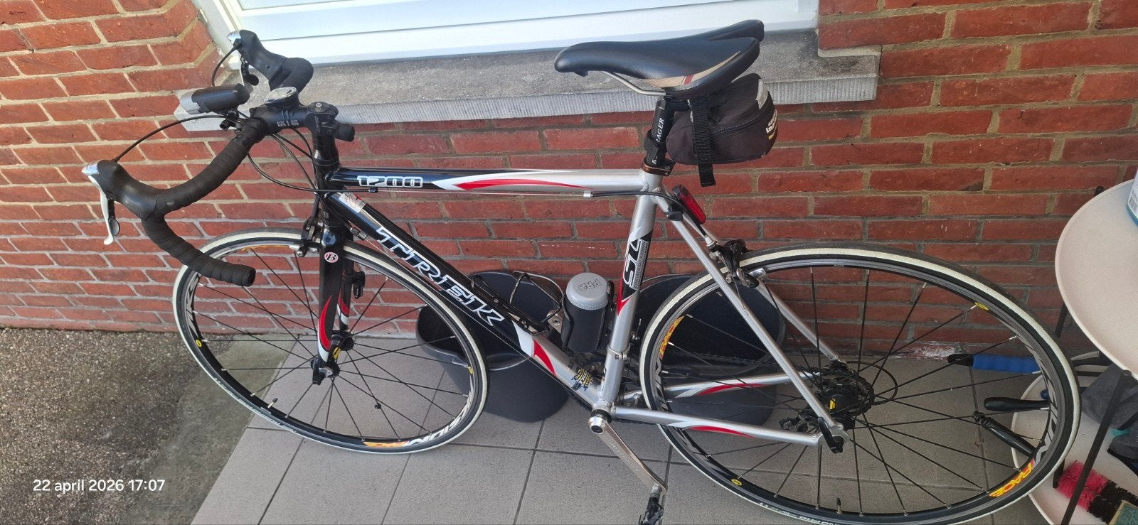 trek koers fiets, Ophalen