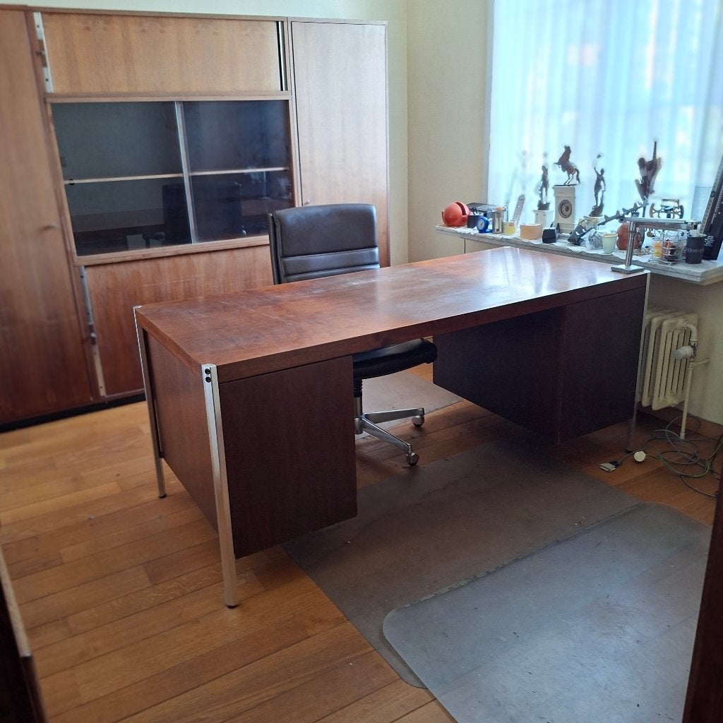 Kast en bureau, Kunstwerkstede De Coene- Art Déco, Huis en Inrichting, Ophalen, Art Déco, Gebruikt, 200 cm of meer