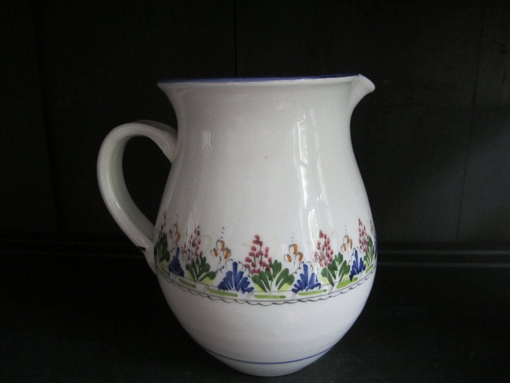 Cruche en céramique avec réservoir à glaçons, Huis en Inrichting, Keuken | Servies, Zo goed als nieuw, Keramiek, Ophalen of Verzenden