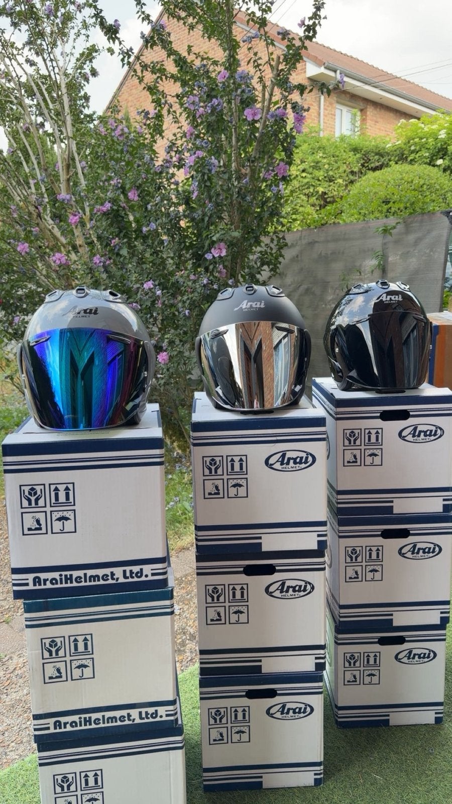 Casque Arai sz-r evo 1.1, Motos, Arai, Casque jet, Enlèvement, Neuf, sans ticket