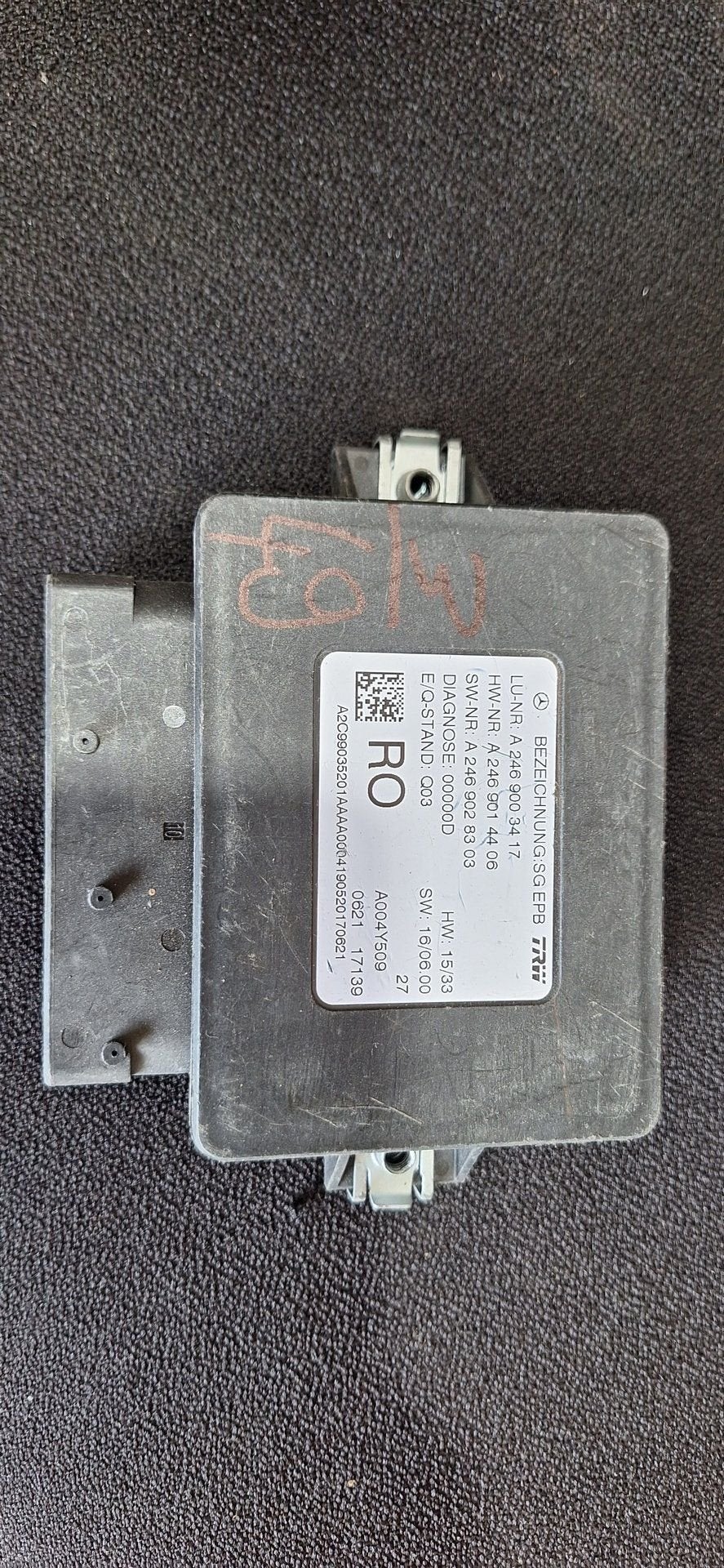Originele Elektrische Handrem Module Mercedes A B CLA GLA -, Gebruikt, -, Ophalen of Verzenden, -