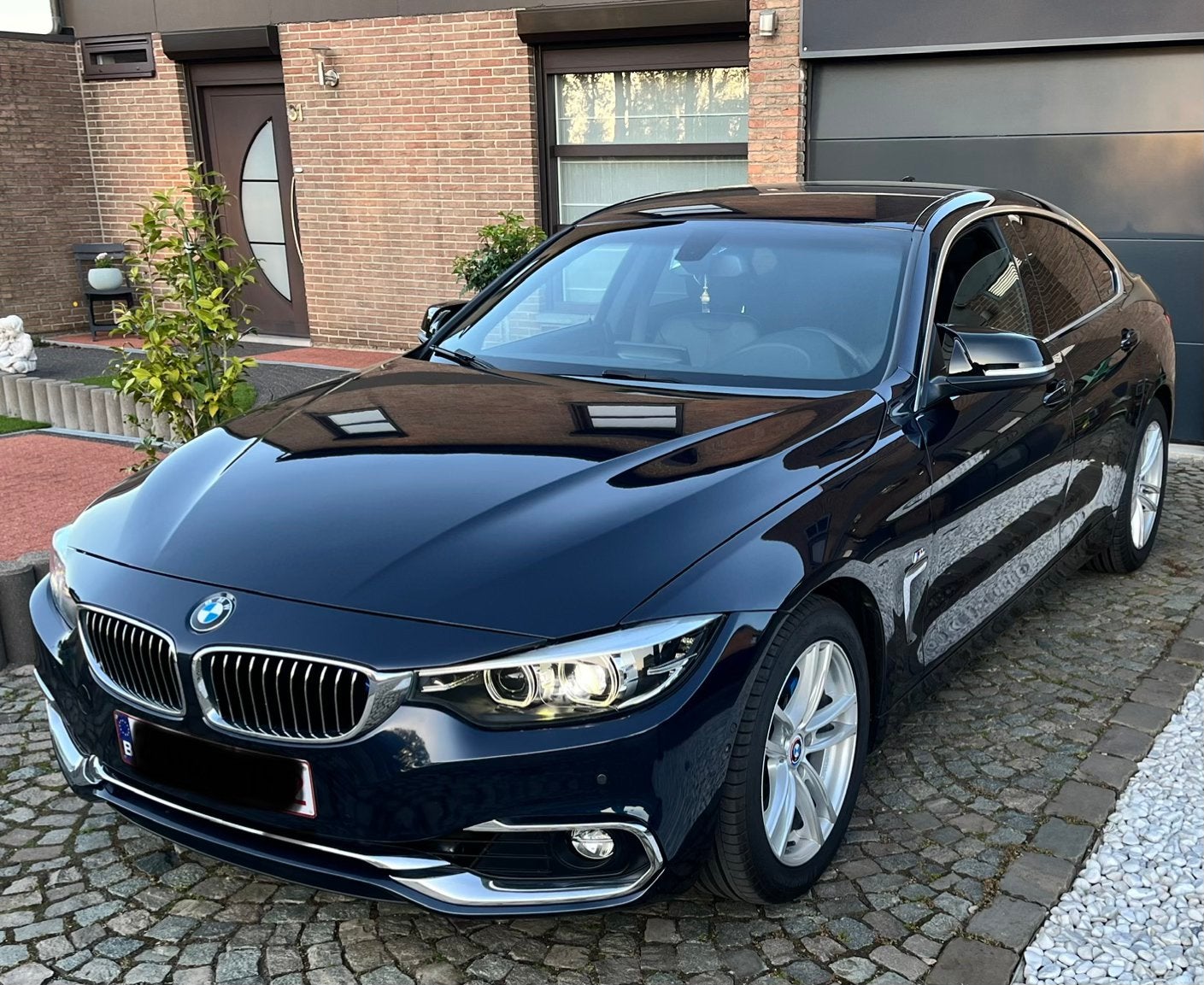 BMW 418iA  Facelift • Luxury • Leder • Adaptieve Ophanging •, Auto's, BMW, Automaat, Blauw, Leder, 5 zetels