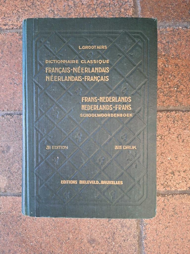 L. Grootaers NL-FR, FR-NL 1947, Boeken, Ophalen, Zo goed als nieuw, L. Grootaers