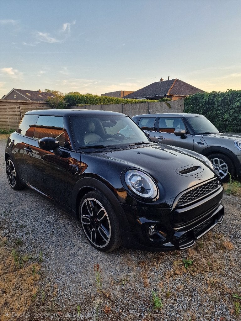 MINI Cooper S John Cooper Works trim, Auto's, 4 cilinders, 131 kW, Zwart, Leder