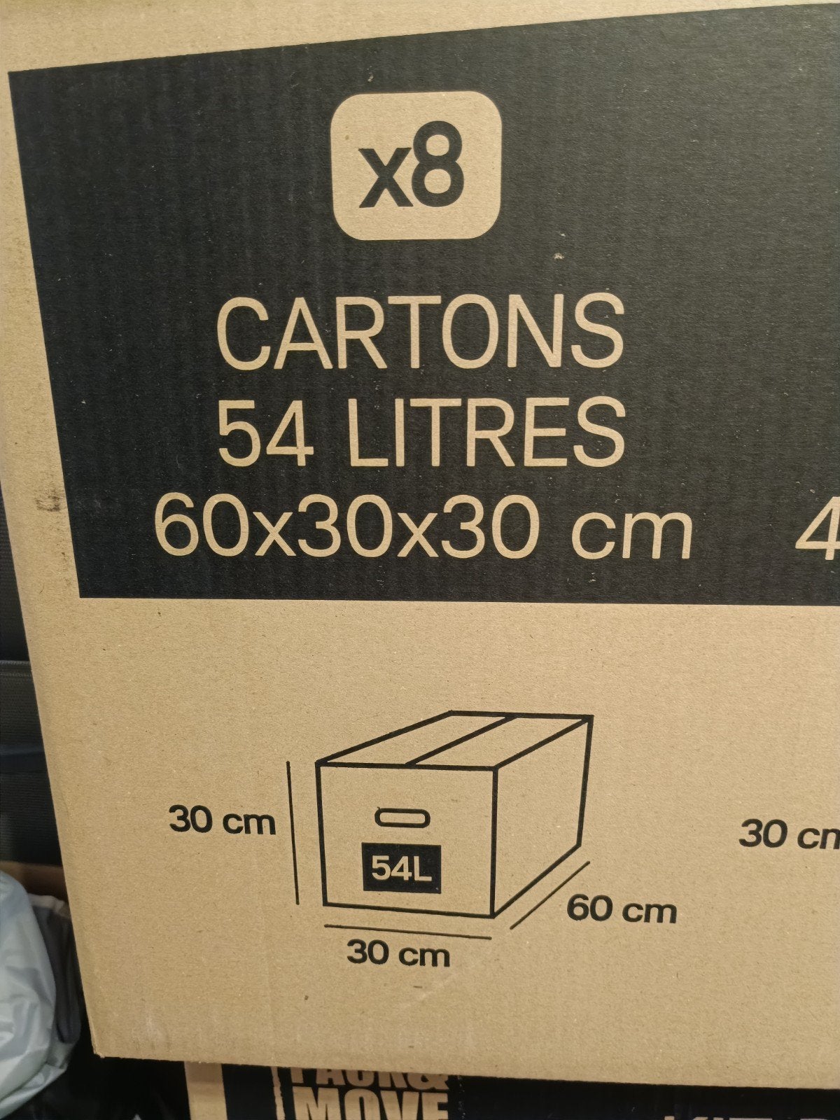 Kit de déménagement / Cartons de déménagement, Enlèvement