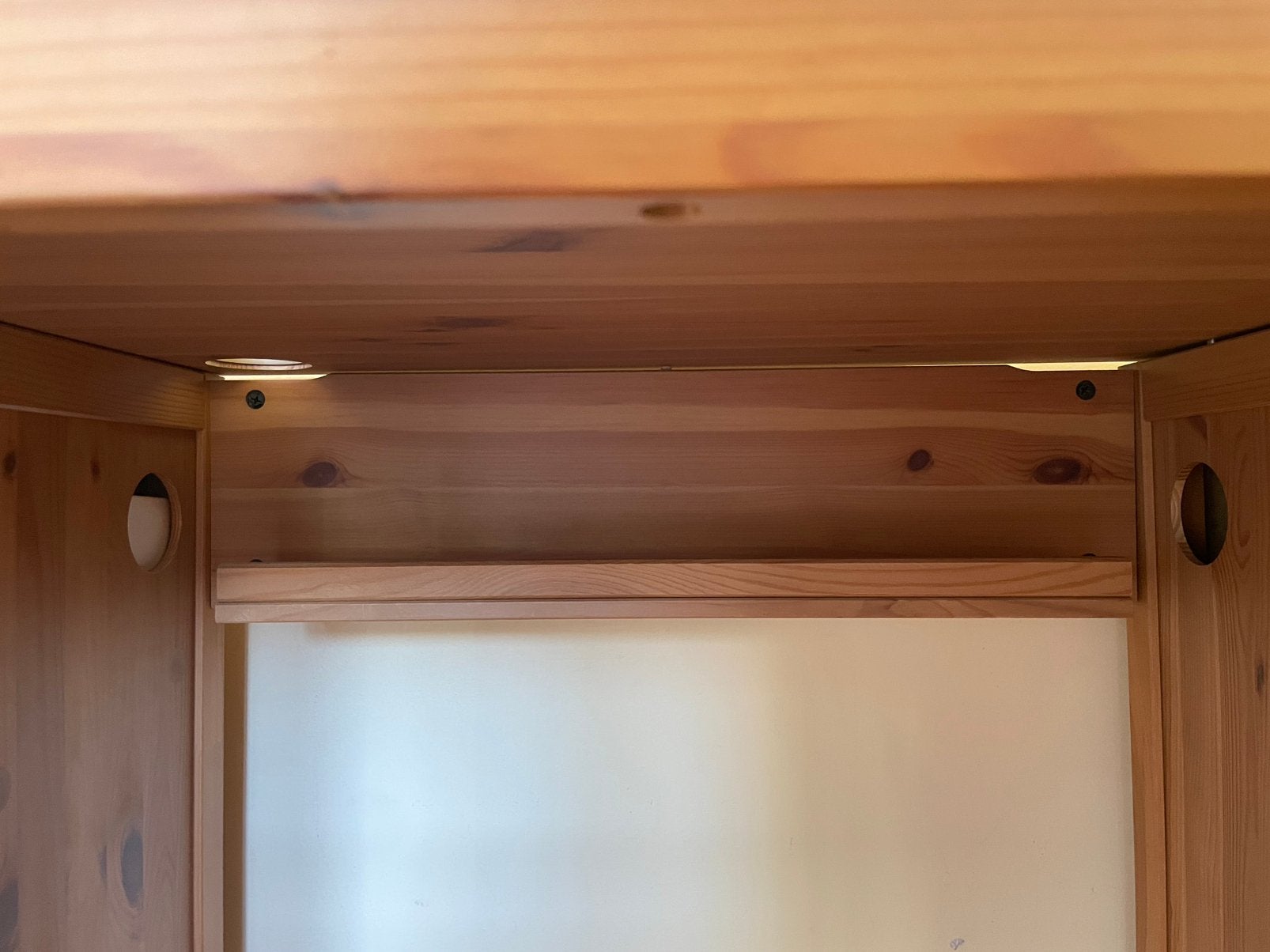 Bureau en bois massif IKEA HEMNES (Brun clair / Pin), Comme neuf, Enlèvement, Brun, IKEA