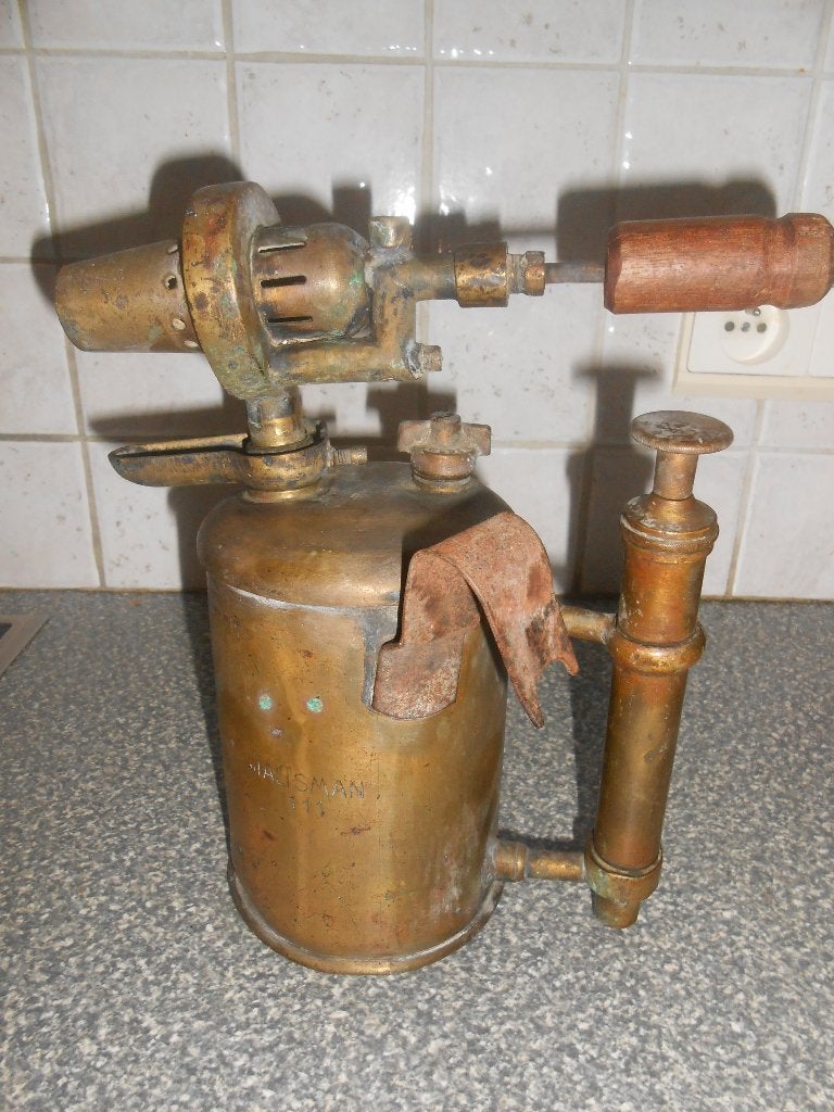 Koperen soldeerbrander., Ophalen of Verzenden, Koper