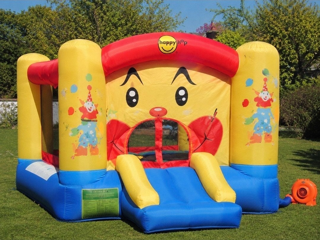 Happy Hop Clown Springkasteel met ventilator, Ophalen