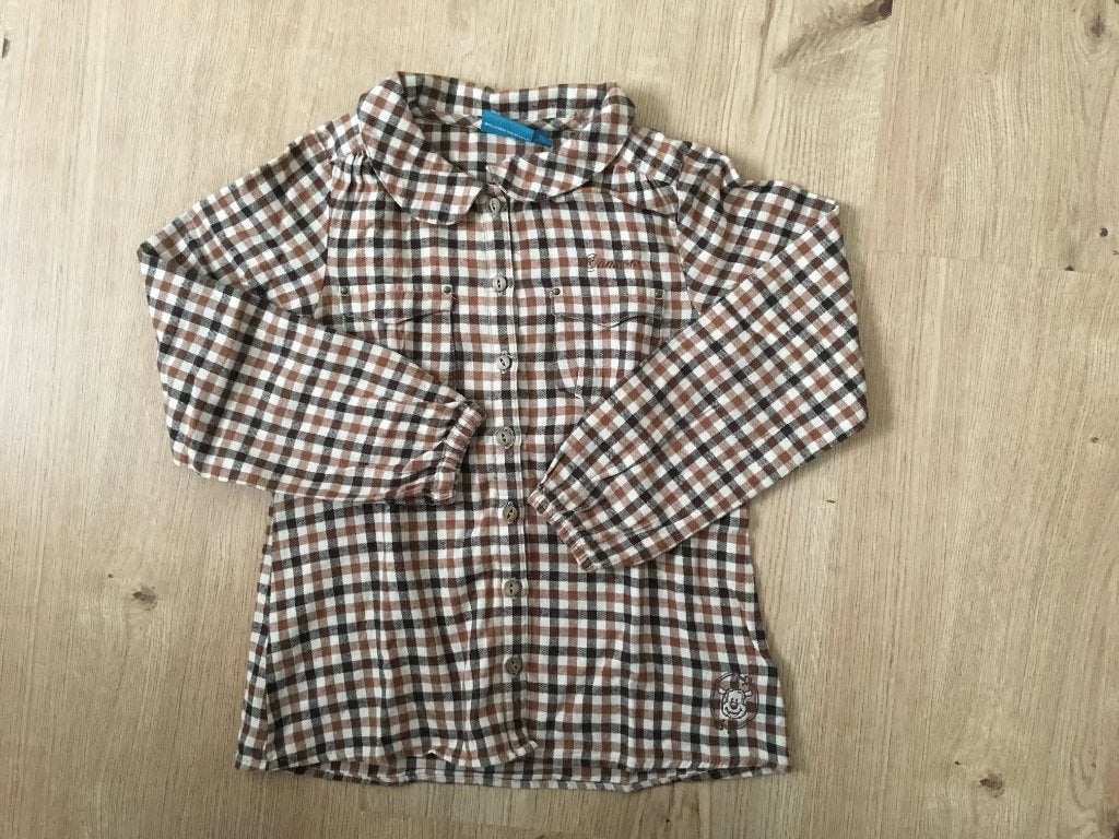JBC (Samson) vichy hemd (meisjes) maat 122, Kinderen en Baby's, Ophalen of Verzenden, JBC, Meisje, Overhemd of Blouse