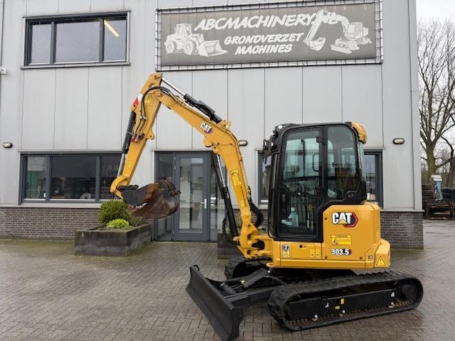 CAT 303.5 2500u bj21 Minigraver Minikraan 3.6T SLCP/SRT A/C, Ophalen, Wiellader of Shovel